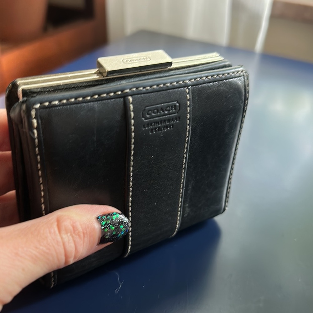 Leather Coach Wallet - Picture 2 of 4